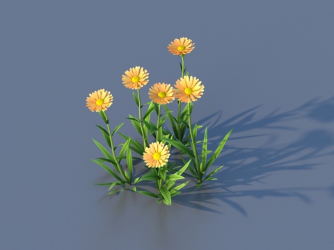  花 野花 绿植 花朵3d模型 