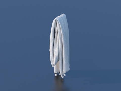  毛巾 服装 布料3d模型 