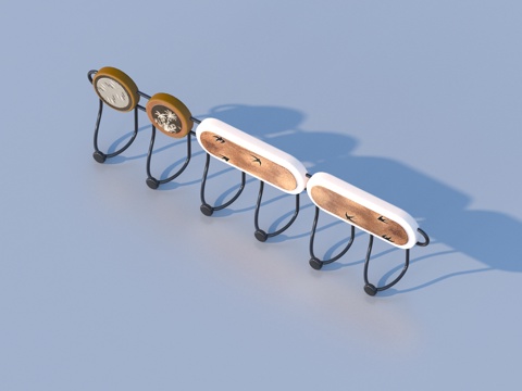  挂衣勾 五金件 小品3d模型 