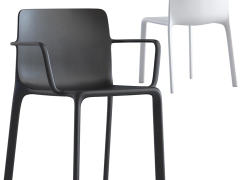  现代意式极简 Vondom Kes 椅子3d模型 