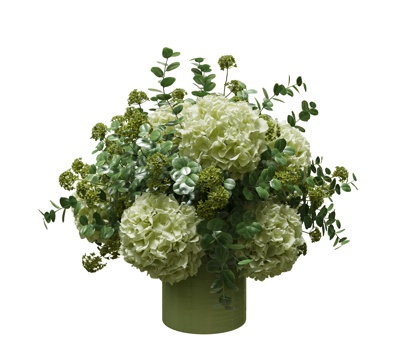  现代花瓶摆件3d模型 