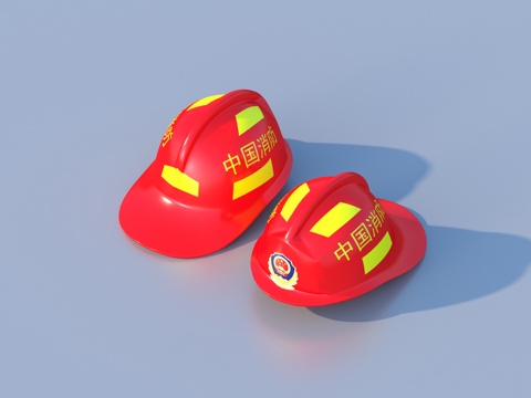  帽子 消防帽3d模型 