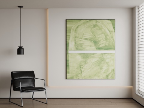  现代装饰画3d模型 