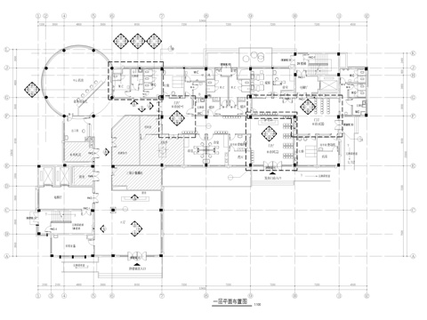  省人民医院 大型医院施工图cad施工图 