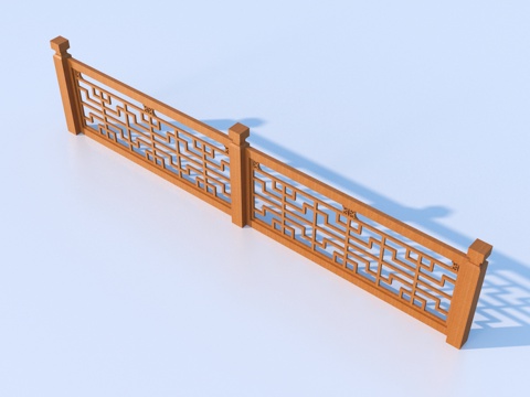  围栏 护栏 栏杆3d模型 