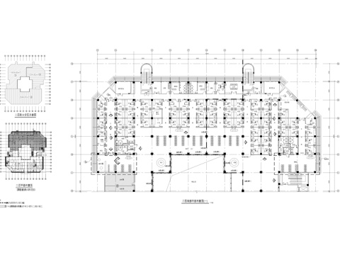  大型综合医院 门诊急诊楼 施工图cad施工图 