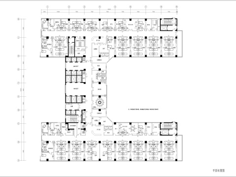  医院住院部 住院大楼六层 施工图cad施工图 