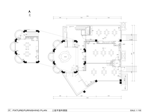  二层幼儿园 托育所早教中心 CAD图纸cad施工图 
