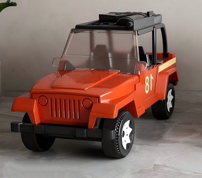  现代玩具汽车su模型 