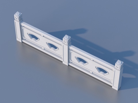  围栏 护栏 栏杆3d模型 