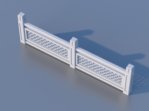  围栏 护栏 栏杆3d模型 