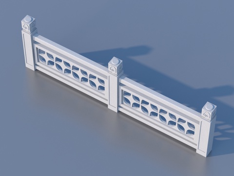  围栏 护栏 栏杆3d模型 