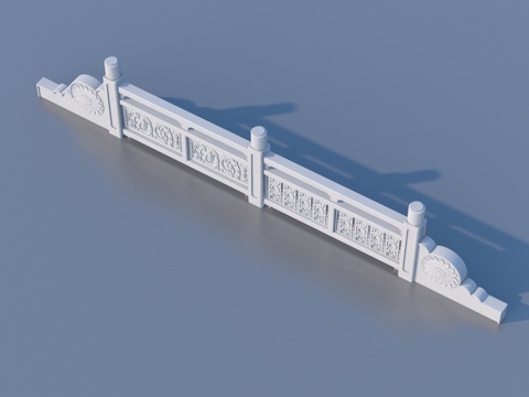  围栏 护栏 栏杆3d模型 