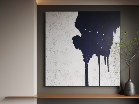  现代挂画 现代装饰画 抽象画 客厅挂画3d模型 