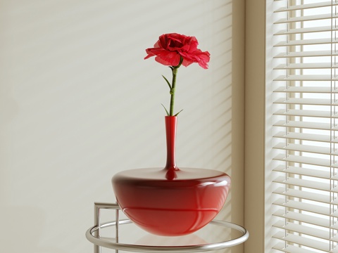  现代花卉3d模型 