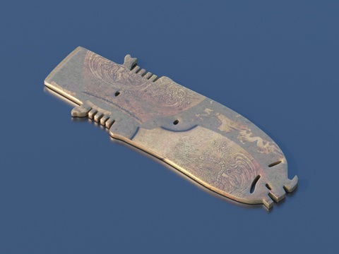  文物 古董 摆件3d模型 