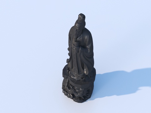  雕像 名人雕塑3d模型 