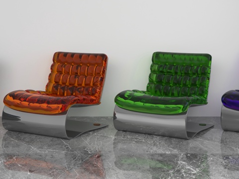  现代休闲椅3d模型 