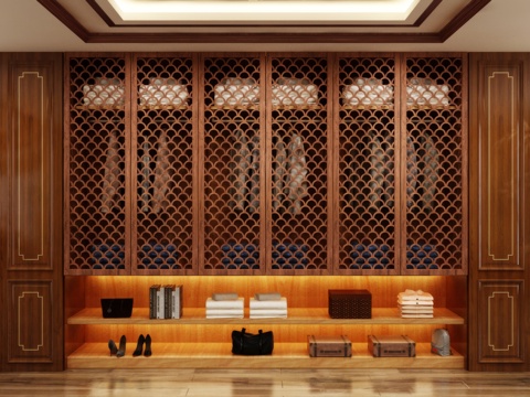  衣柜设计 衣柜 衣帽柜 卧室衣柜 酒店衣柜3d模型 