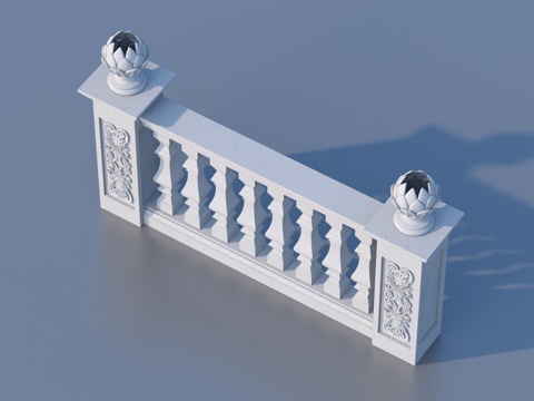  围栏 护栏 栏杆3d模型 