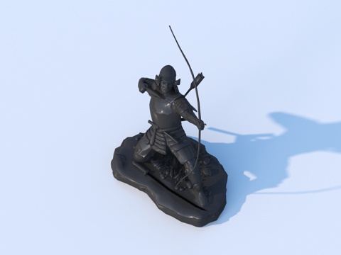  雕像 名人雕塑3d模型 