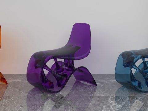  现代休闲椅3d模型 