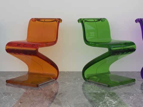 现代休闲椅3d模型 