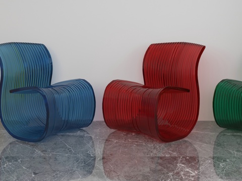  现代休闲椅3d模型 