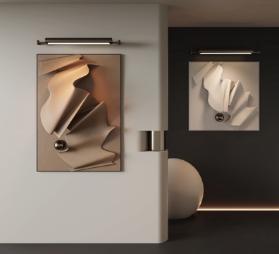  现代立体装饰画3d模型 