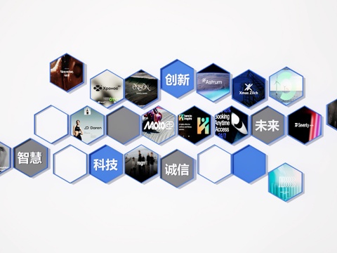  广告墙3d模型 