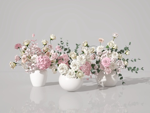  花艺3d模型 