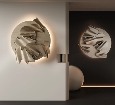  现代墙饰挂件3d模型 