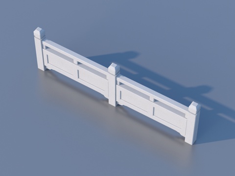  围栏 护栏 栏杆3d模型 