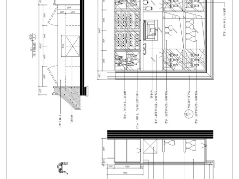  酒柜详图节点图cad施工图 