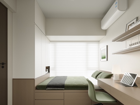  现代榻榻米3d模型 