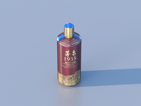 酒 白酒 酒瓶 名酒 酒水3d模型 