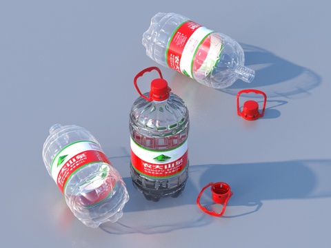  矿泉水 瓶盖 桶装水 饮用水 可乐 饮料3d模型 