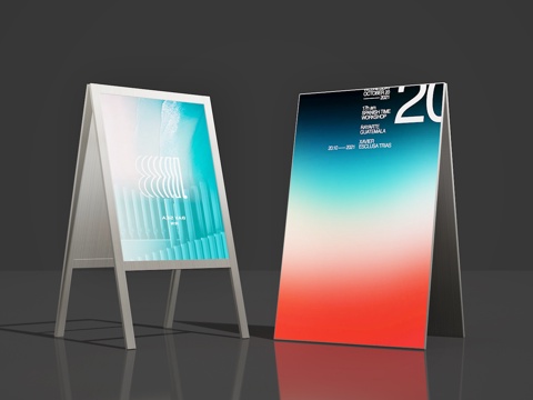  广告牌3d模型 