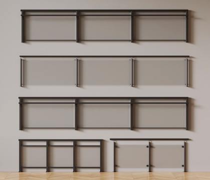  现代栏杆 围栏 栅栏3d模型 