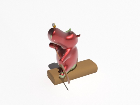  雕塑 动物雕塑 潮玩3d模型 