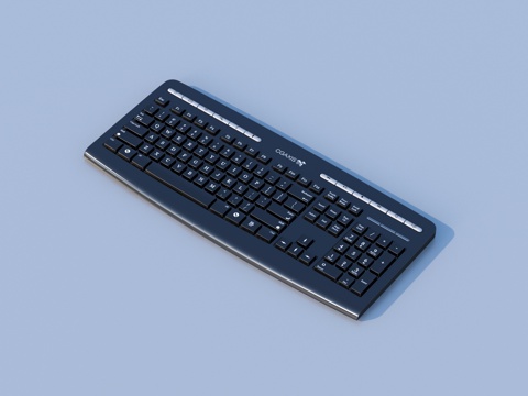  键盘 无线键盘 电脑配件3d模型 