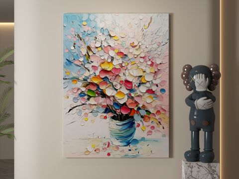  现代装饰画 装饰画 现代挂画 挂画 简约挂画3d模型 