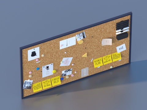  墙饰挂件3d模型 