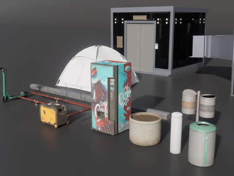  机场公共设施3d模型 