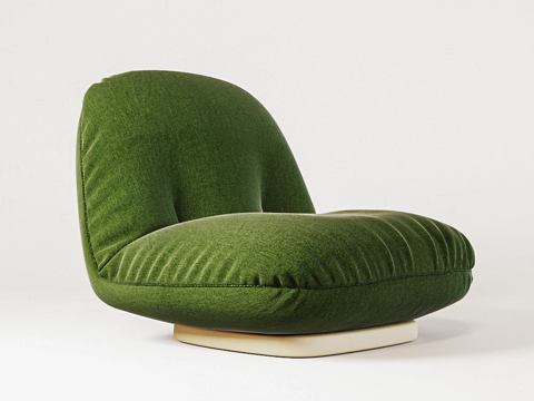 沙发椅 雪梨椅 布艺单人沙发 懒人沙发su模型