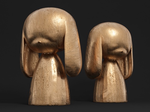  艺术雕塑 摆件 创意 艺术装置 雕像 抽象 艺术品 装饰 展3d模型 