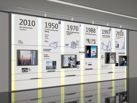  展厅3d模型 