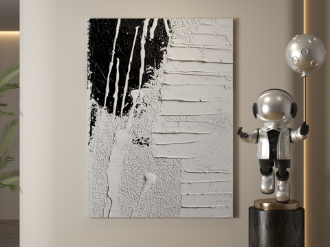  现代挂画 意式挂画 简约挂画 挂画 装饰画3d模型 
