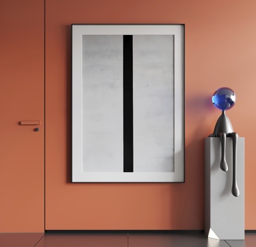  现代挂画 现代抽象挂画 现代极简挂画 现代简约挂画3d模型 