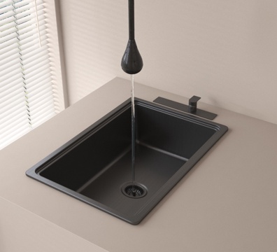  水龙头 水槽 洗菜盆3d模型 